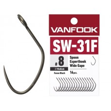 Carlige Vanfook SW-31F Spoon Expert Hook Wide Gape Medium Wire #5