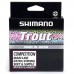 Fir monofilament Shimano Fishing Trout Competition 150m Red 0.20mm 3.27kg