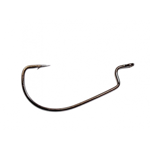 Carlige offset Vanfook Worm-55B Flat Offset Hooks #4/0